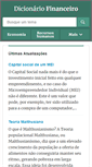 Mobile Screenshot of dicionariofinanceiro.com